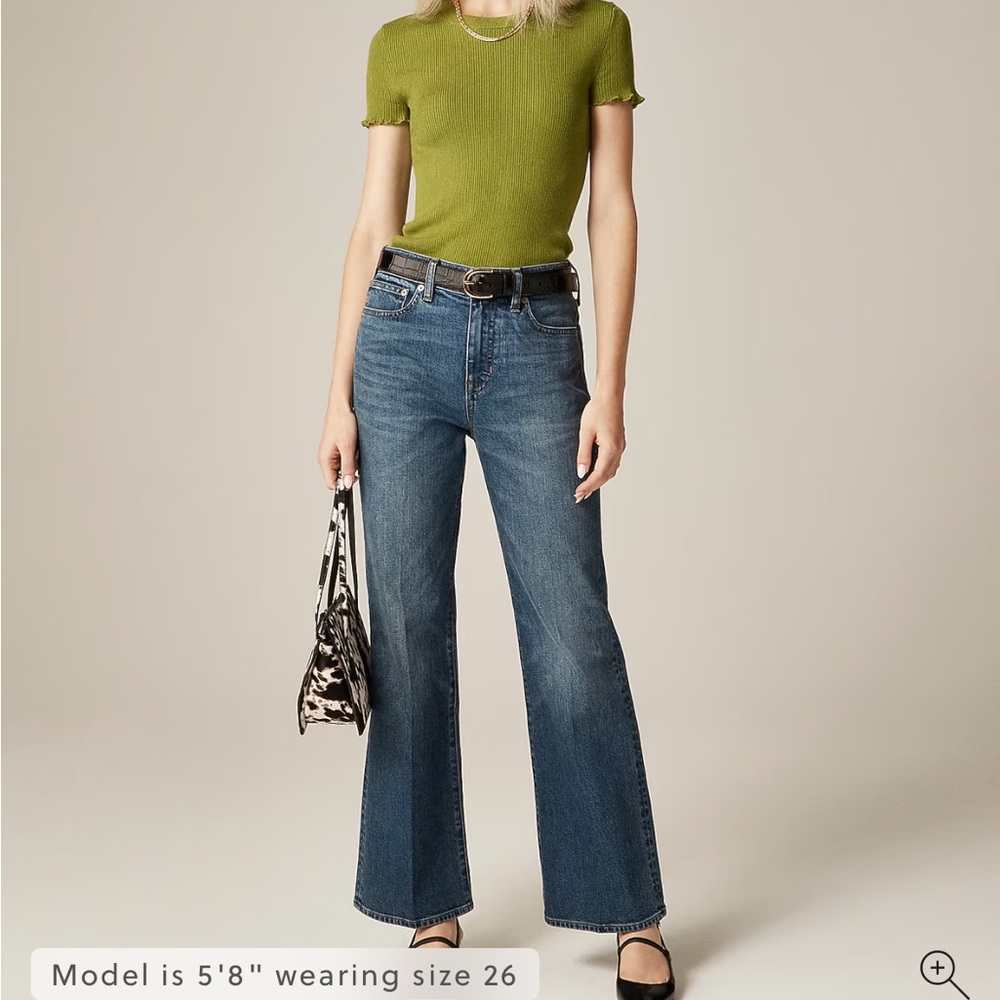 J crew High-Rise kickout flare jeans